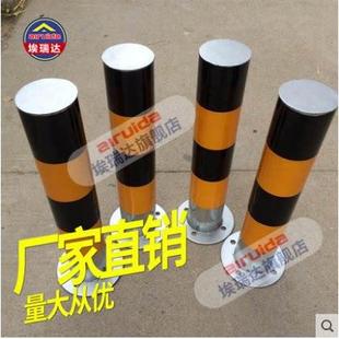 埃瑞达钢管警示柱钢铁防撞立柱镀锌管道口标柱 固定路障 隔离路桩