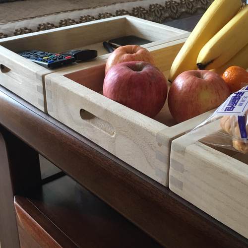 香樟木日式收纳盒实木托盘木茶盘家用点心盘长方形面包水果盘定制