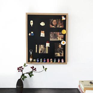 磁吸黑板电表箱白板装饰遮丑实木挂画 画强弱电箱遮挡可定制免打