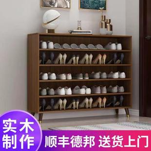 架简易多层大容量置物架玄关家用北欧鞋 实木鞋 柜收纳防尘省空间