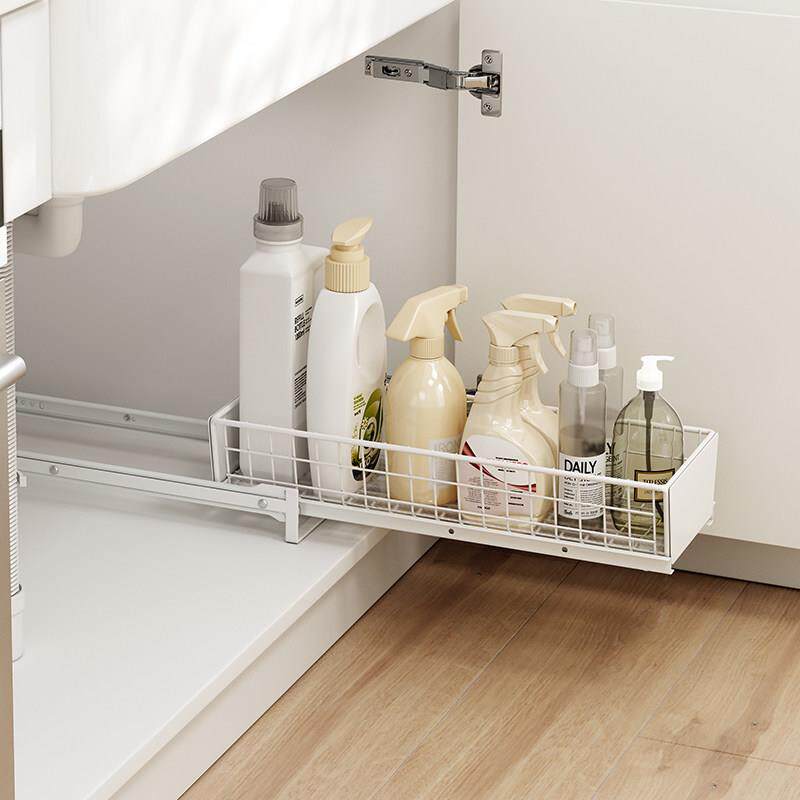 御仕家橱柜窄缝抽拉架下水槽厨房收纳置物架柜内小尺寸抽屉式拉篮