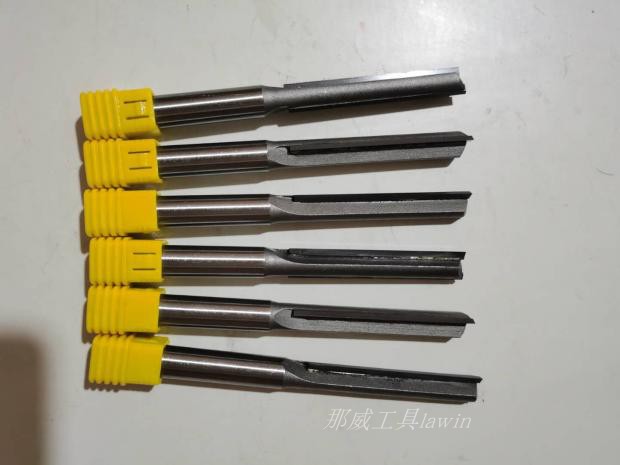 12.7mm 双刃加长150mm雕刻机佛像开粗木刻打坯木工铣刀开锁孔直刀