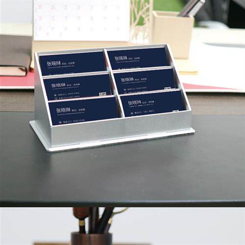 亚克力大容量名片架高档多层透明卡片名片座收纳盒名片盒前台定制