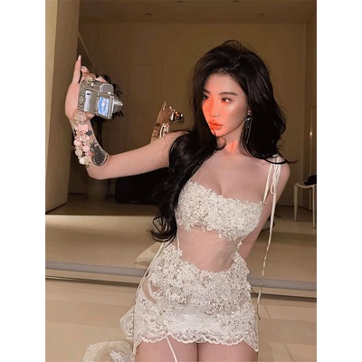2NDSTUDIO蕾丝吊带连衣