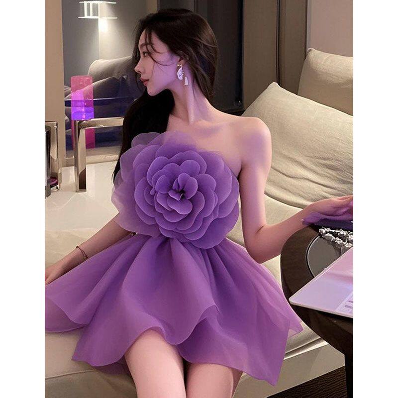 时髦法式花朵设计立体重