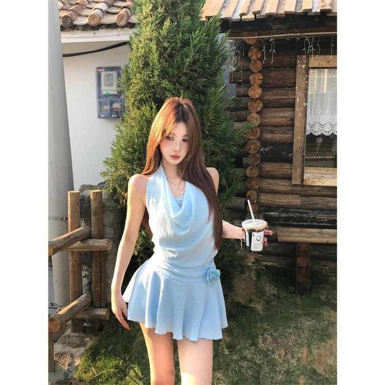 性感辣妹纯欲立体花朵挂