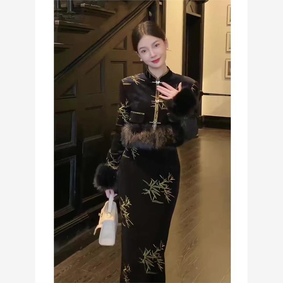 加绒加厚冬装搭配一整套