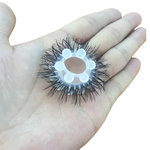 羊眼毛圈马毛圈羊眼男马尾圈男士羊眼睛圈套可循环使用人工毛毛