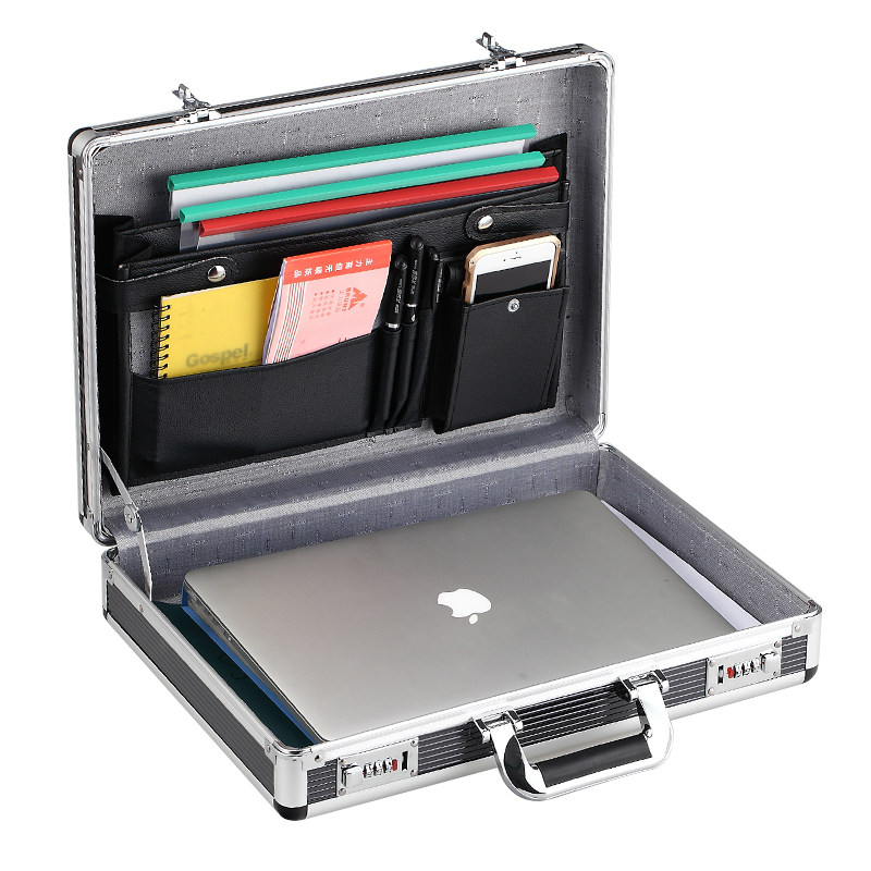 带锁密码家庭放重要文件收纳箱装证F书盒子整理袋证件包家用多功