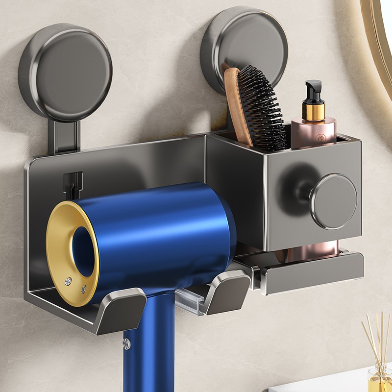 电吹风机置物架支架吸r盘免打孔壁挂式电吹风挂架子浴室风筒收纳
