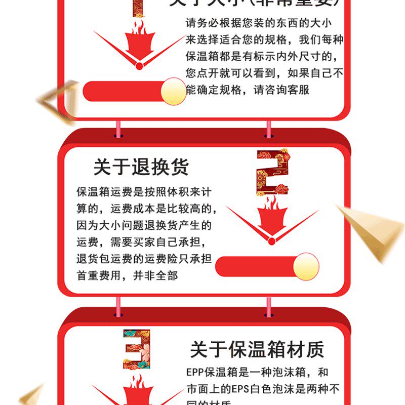 泡沫epap食品保温箱冷藏箱食堂配送外卖商用摆摊箱包子保热快餐箱