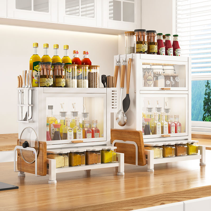 厨房调料置物架台面多层家用多功能调味料油盐酱醋收纳Z调料品架