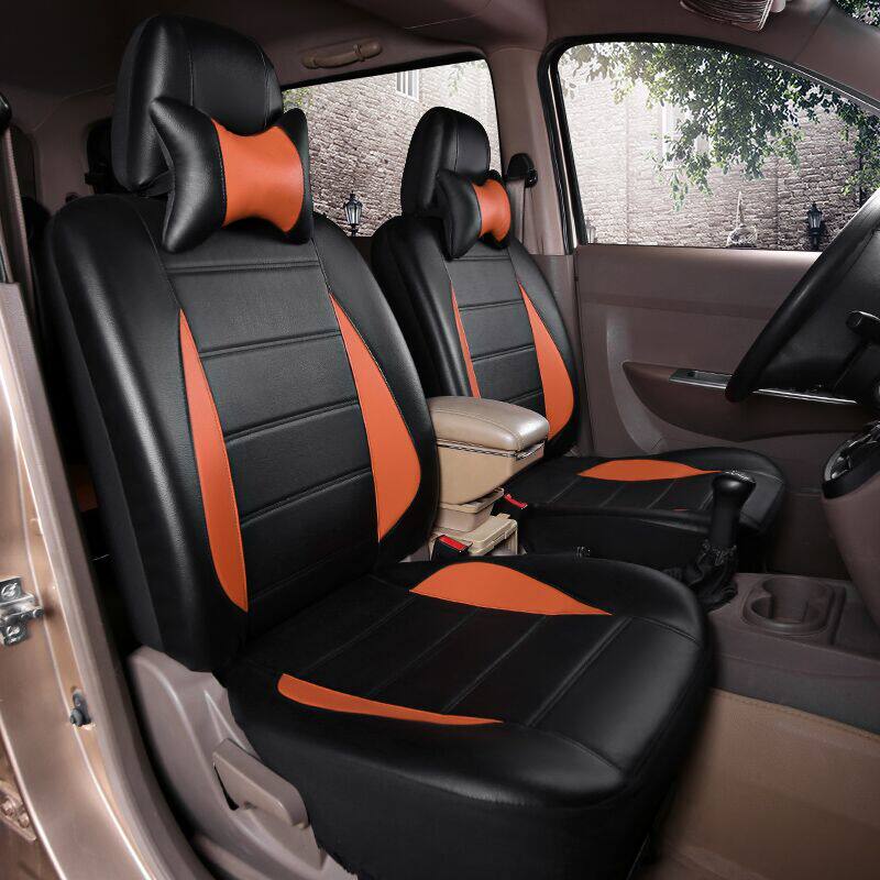 五菱之光/荣光/宏光S专s用7座8座汽车坐垫面包车全包四季皮pu座套