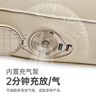 山约新款充气床垫户外帐篷充气y床家用打地铺露营野营全自动气垫