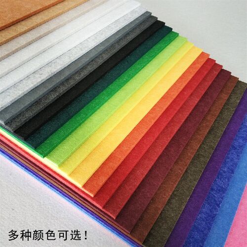 120x60长方形彩色毛毡板照片墙装饰留言板公Q告软木展示栏自带背