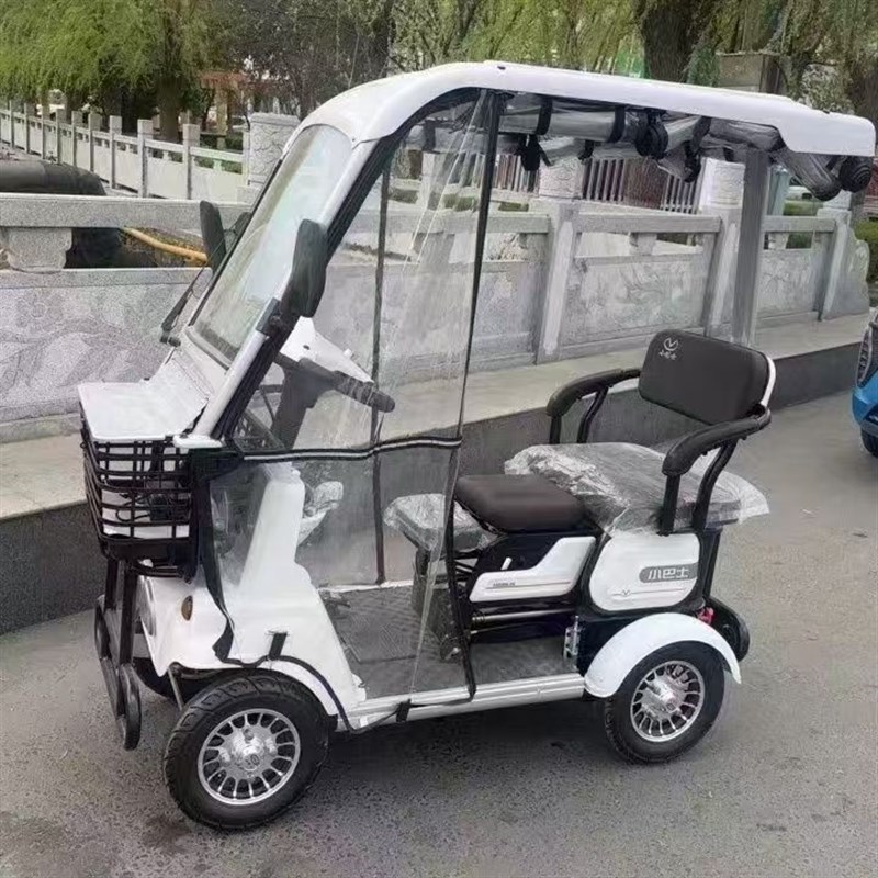 用于小巴士四轮i电动车雨帘E6E8E900等定做各种车棚防雨