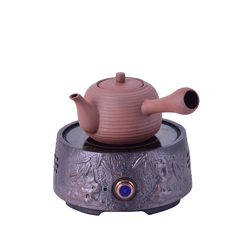 复古陶壶a泥壶粗陶烧水侧把壶电陶炉家用泡茶壶功夫茶具茶炉煮茶