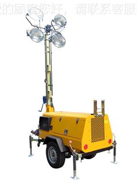动工厂直供4T400NSLB0型夜间工程施移照明车7米移工动拖车式照明