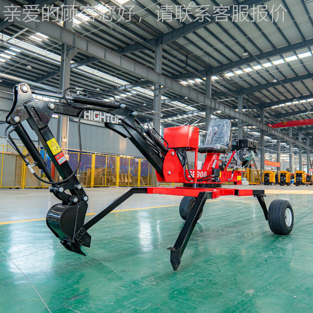 出意大897多功能口小型挖掘机 轮式引后挖backhoe 新款利蜘蛛牵挖