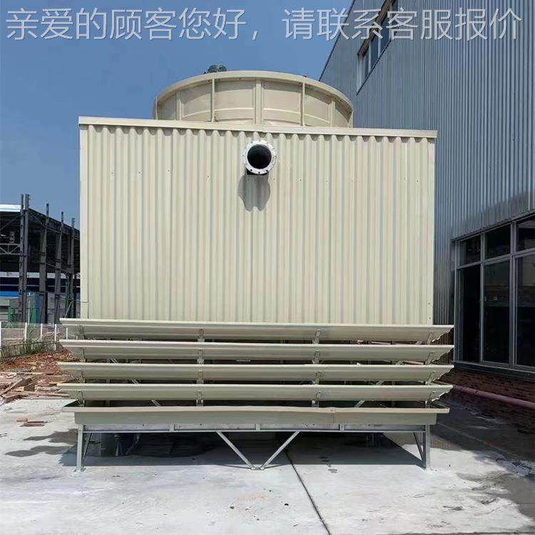 水玻SRT-200L璃 钢冷却塔压缩机应用 20吨横流0式低噪音方形冷却