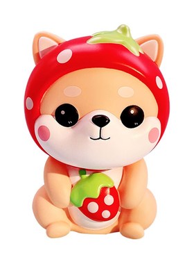 可爱创意正版小财柴存钱罐v存钱罐防摔网红女生儿童男孩可存可取