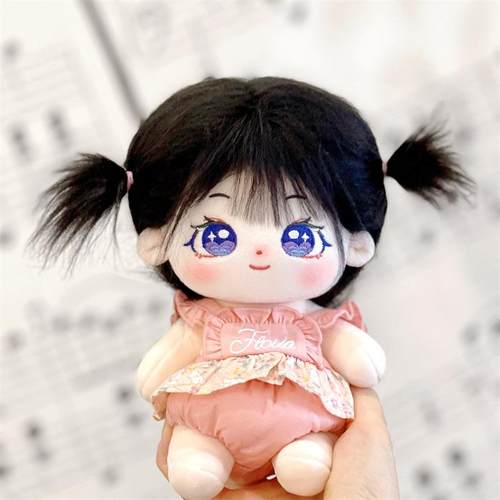 现货20cm王鹤棣棉花娃娃炸毛毛绒明星宝宝可爱公仔原创送出生证