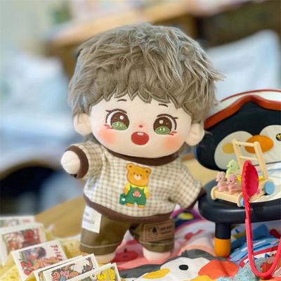 王源新款毛绒长发棉花娃娃骨架阿源玩偶明星公仔节日礼品现货