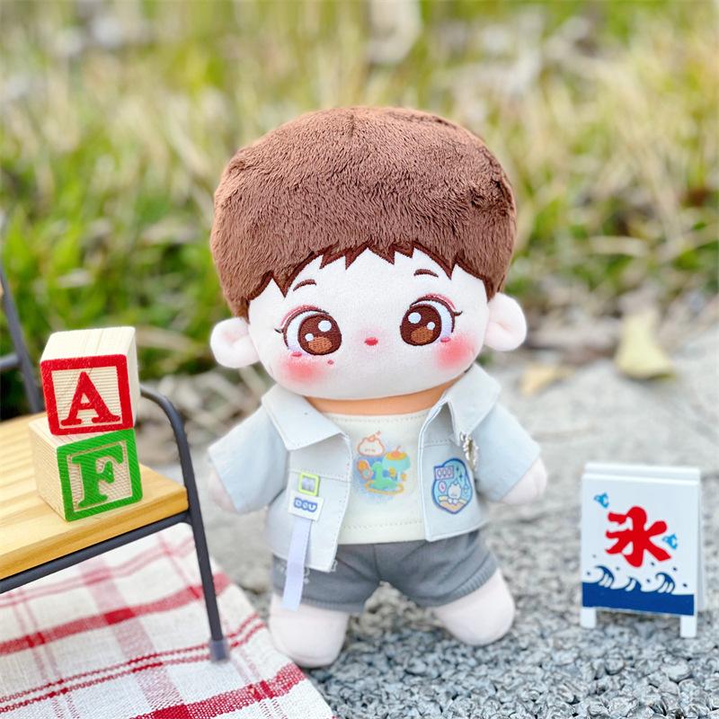 20cm张艺兴棉花娃娃明星毛绒公仔原创现货可爱甜菜兴礼物送出生证