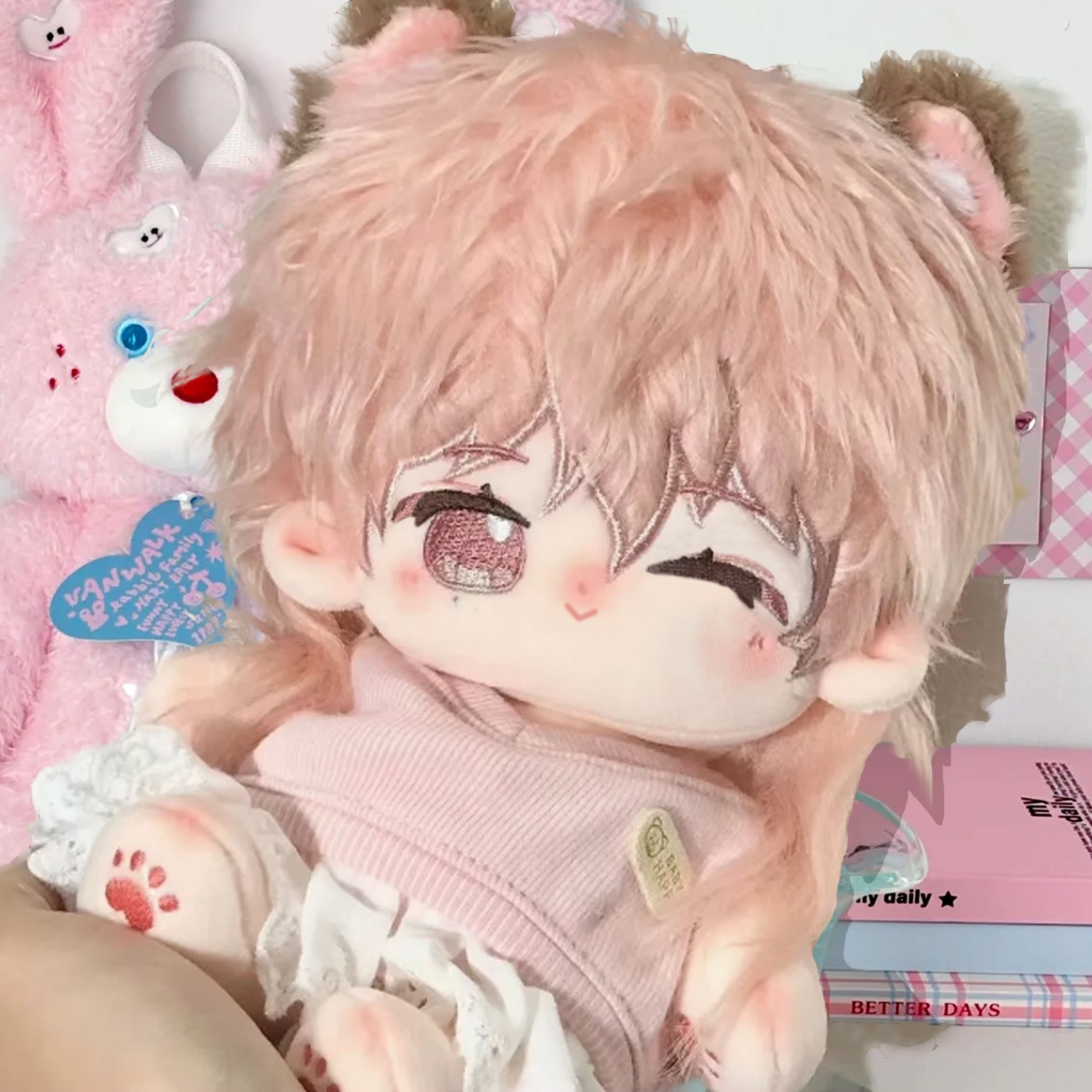 原创正版代号鸢袁基属性20cm棉花娃娃可爱高颜值毛绒玩偶公仔礼物