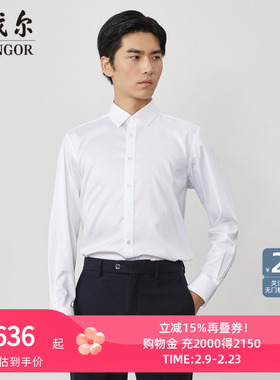 【商场同款】雅戈尔男士长袖衬衫秋冬新款官方商务长袖衬衫S3283