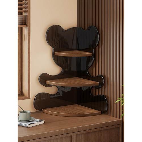 桌面转角置物架玄关杯架水杯收纳