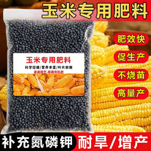 玉米专用复合肥氮磷钾家用种植包谷农用水溶缓释颗粒肥有机化肥料