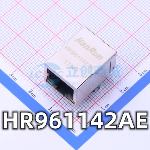 全新原装 HR961142AE RJ45 带灯以太网网口连接器 屏蔽式现货供应