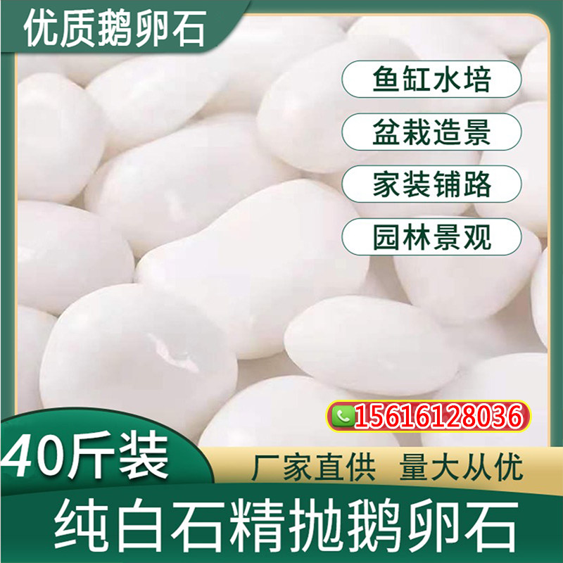 云南天然白鹅卵石雨花石玛瑙原石天然花盆栽鱼缸装饰庭院造景