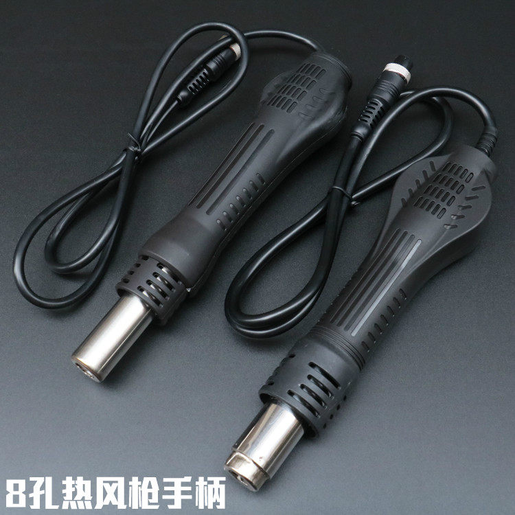 8586A数显热风枪拆焊台手柄二合一 8586电烙铁焊锡工具 8孔螺旋芯
