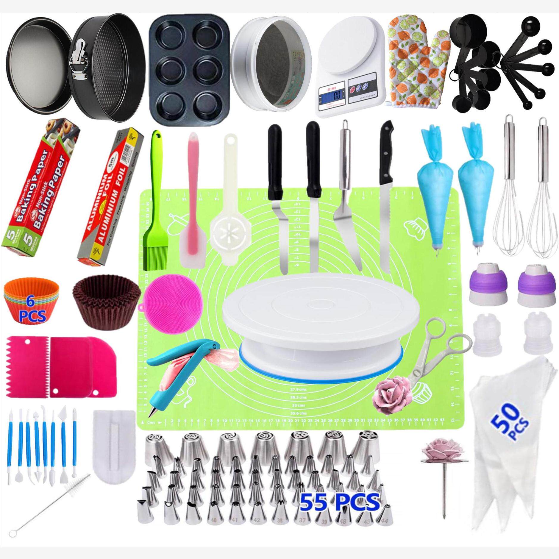 Cake Decorating Mouth Cake Turntable Set Baking Tools 裱花嘴
