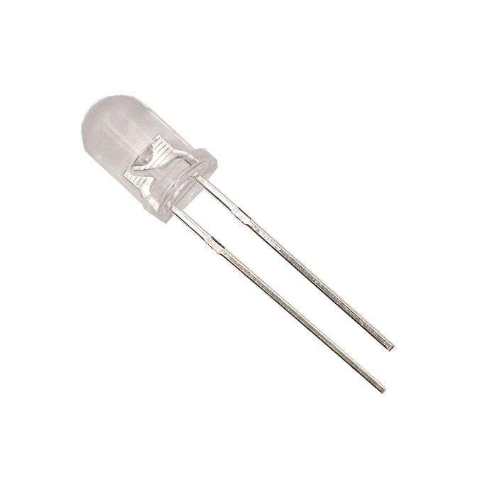 透明 5mm LED灯包 发光管包 红光 白光 绿光 蓝光 黄光 每种10个