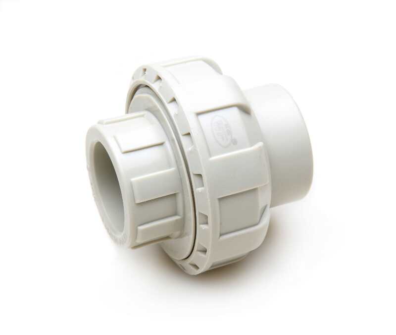 武峰PPH由令 PPH活接快接PP活接头 PP活动接头 PP米黄色由令DN15