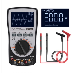 示波器+万用表二合一ET826 20KHZ带宽 200Ksps采样率
