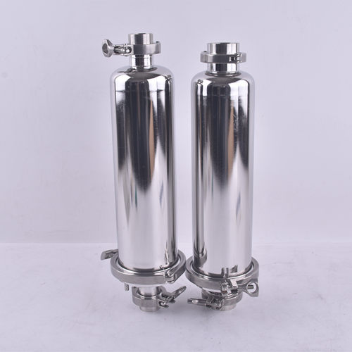 卫生级卡箍直通式过滤器