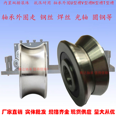 外圈带型槽滚轮导轨向轴
