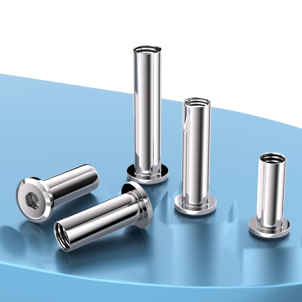 不锈钢夹板倒边螺母对锁