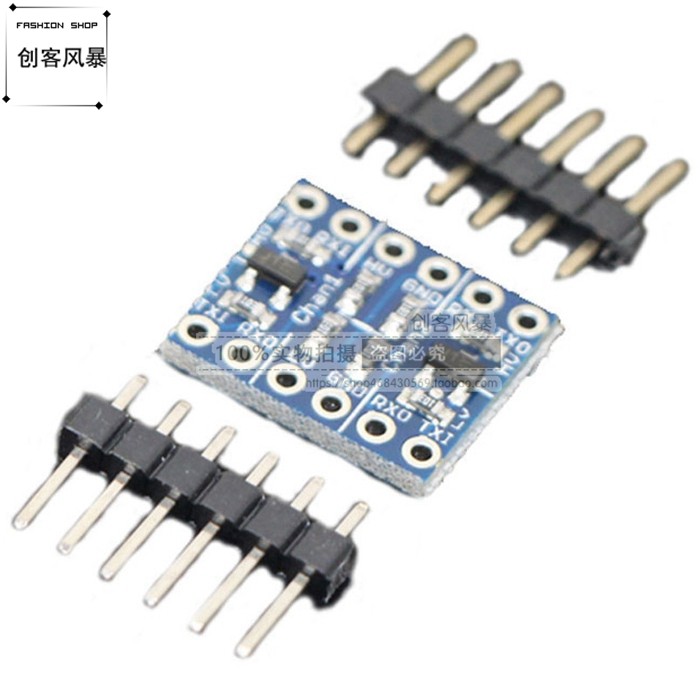 2路电平转换模块CJ 3.3V转5V 5V转3.3V IIC UART SPI