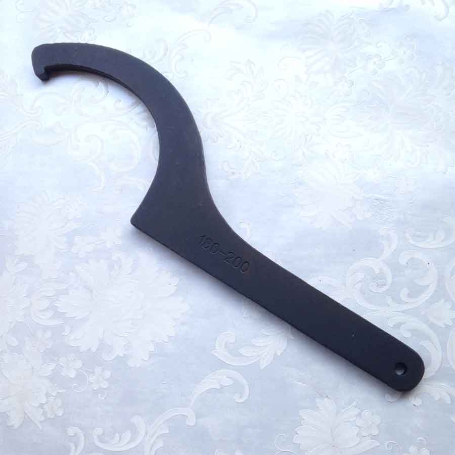 月牙扳手钩形园螺母侧面