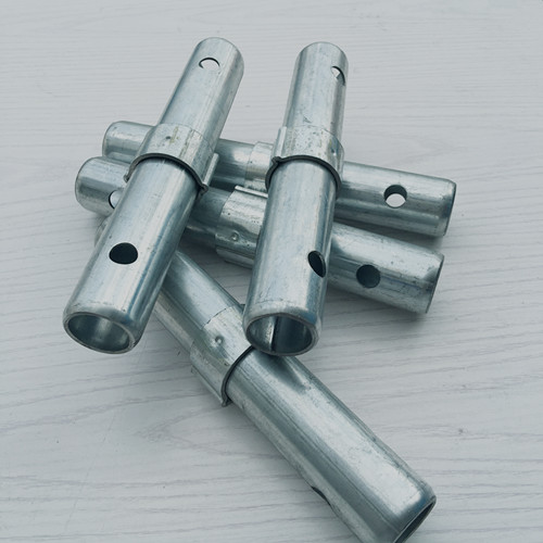 无锡移动脚手架接头配件连接头连接棒加厚连接筒连接杆脚手架轮子