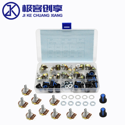 种线性电位器套装配旋钮