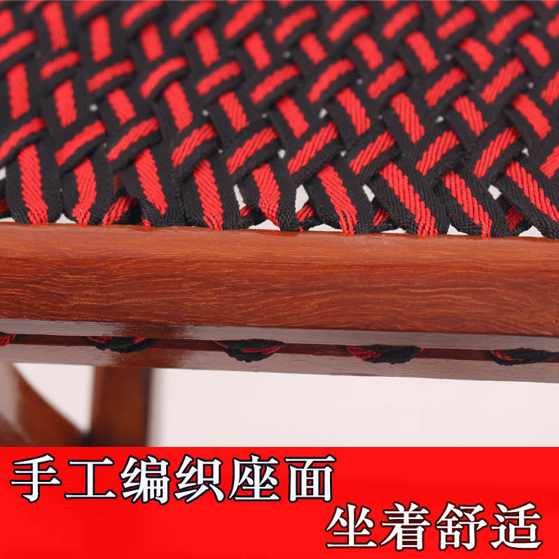 实木马扎便携式折叠椅子山东红木马札换鞋钓鱼板凳子家用老人礼物