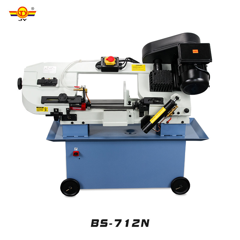 金洋bs-712n小型卧式金属带锯床剪刀式切割机立卧两用木工小锯