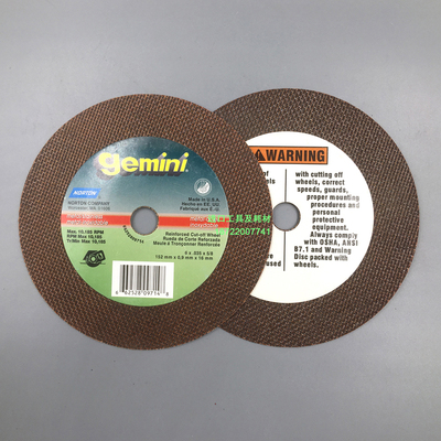 正宗美国诺顿NORTON gemini 切割片 152*0.9*16 电厂专用切割片