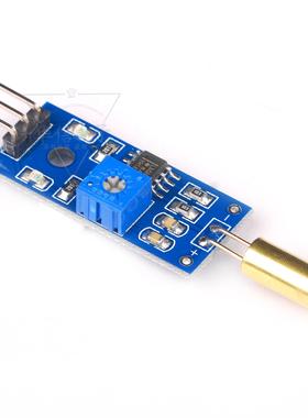 金色 SW520D 角度传感器模块 滚珠开关 倾斜传感器模块